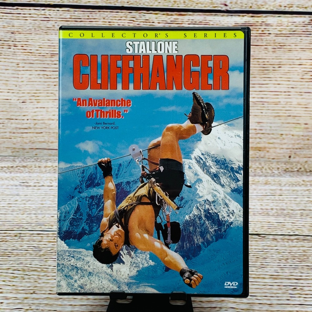 Cliffhanger [DVD 1993] Collector's Series Stallone Action Adventure Thriller‎